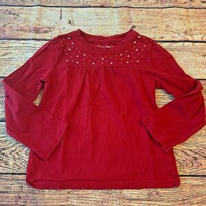 The Children’s Place Red Long Sleeve Shirt Kid’s Youth Size Small 5/6
